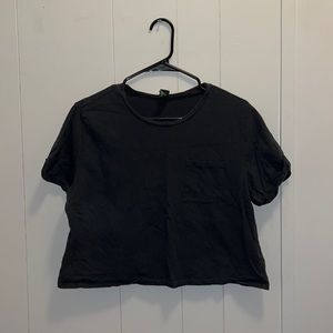 Wild Fable Cropped Pocket Tee